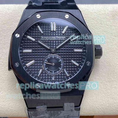 Swiss Replica Audemars Piguet Royal Oak Minute Repeater All Black Watch 